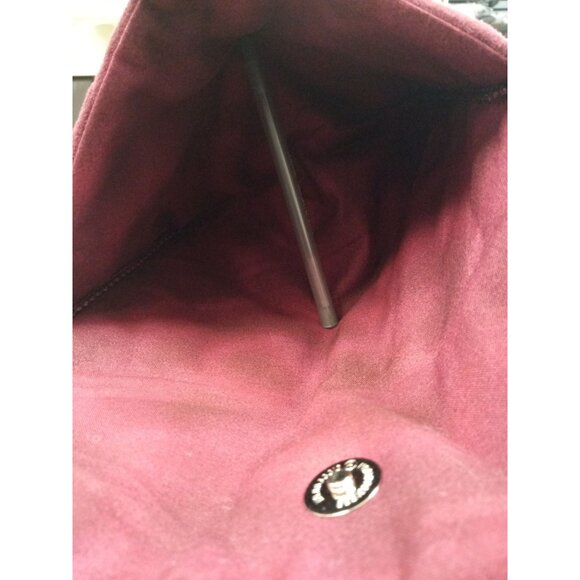 Women's Red Quilted Shoulder Bag Clutch Bag - Picture 5 of 5